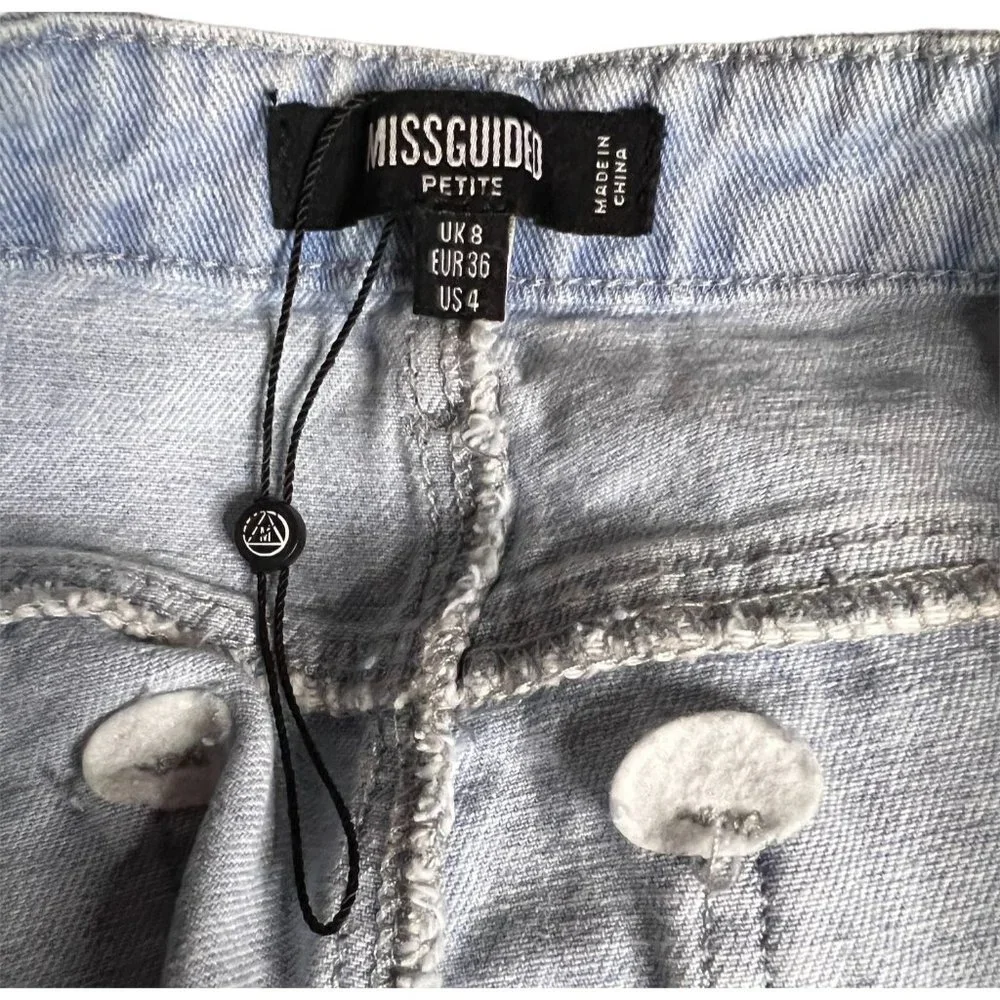 Women's Missguided Jeans Size 4P - Picture 4 of 5